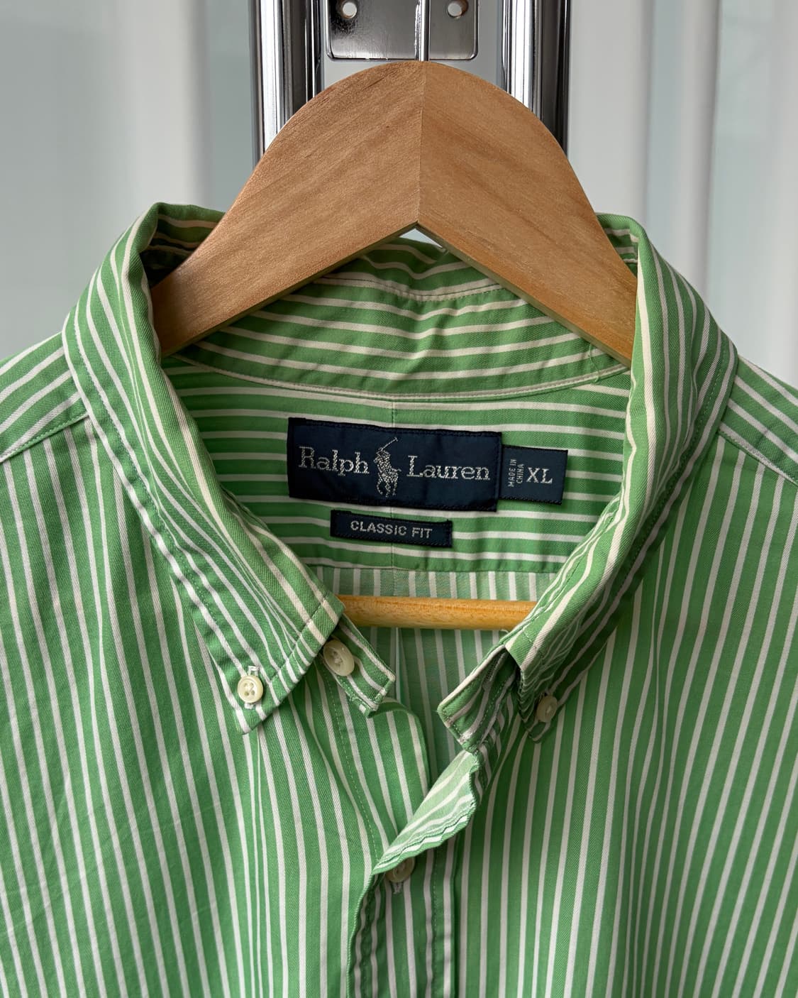 [XL]폴로 랄프로렌 클래식핏 스트라이프 포플린 셔츠 상품이미지7