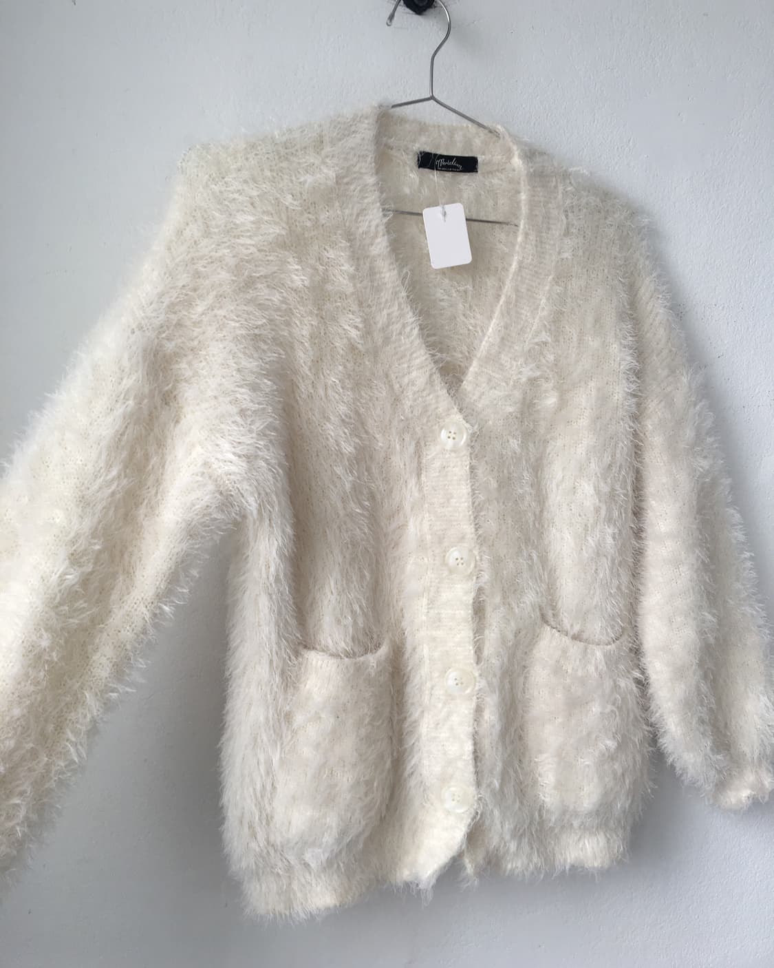 Fluffy knit cardigan 상품이미지3