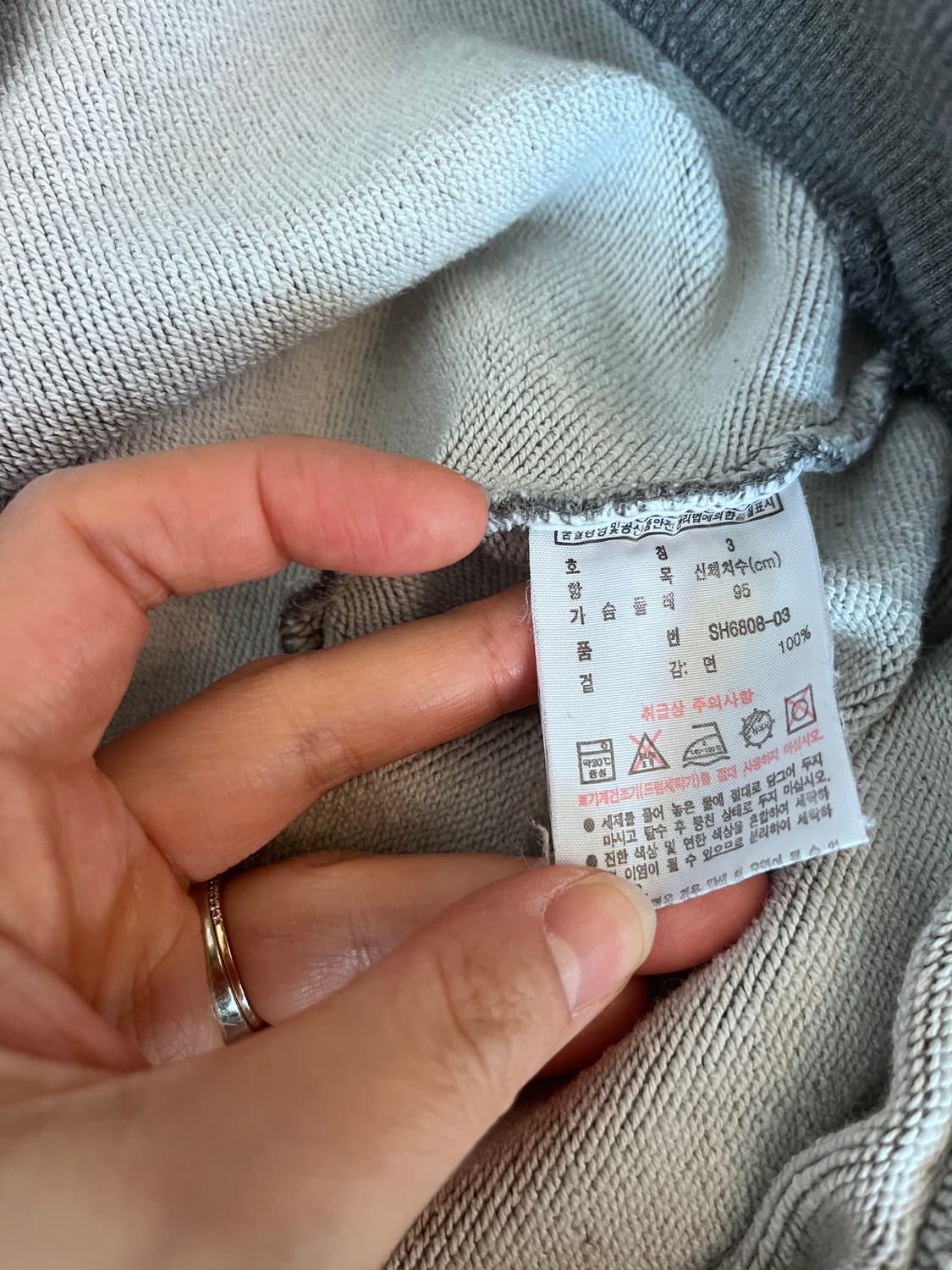 라코스테 남성 라운드맨투맨티셔츠 3사이즈 상품이미지7