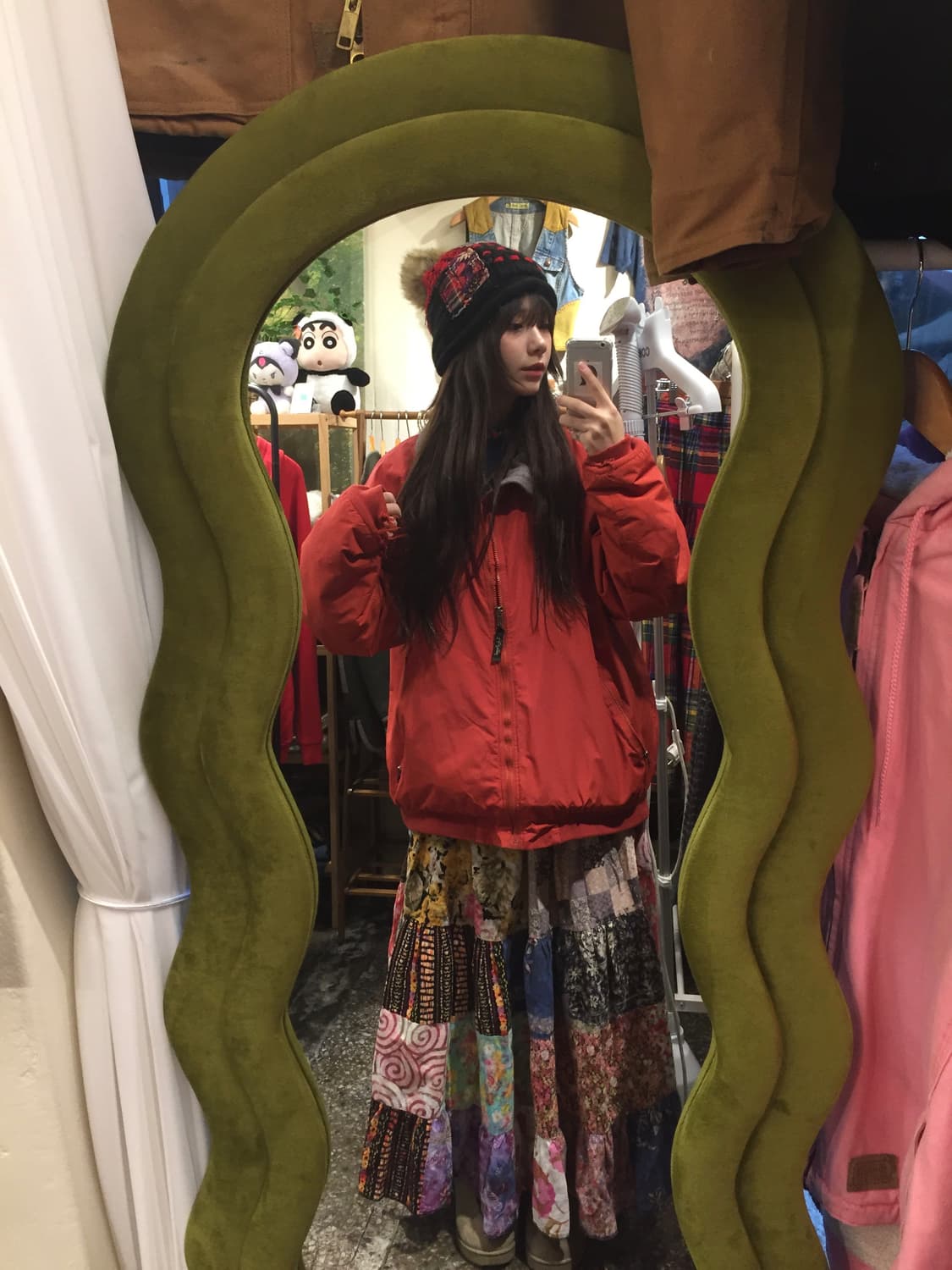 빈티지 패치 비니 상품이미지4