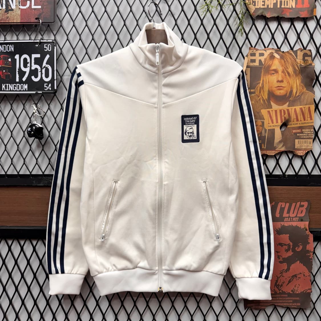 00s 아디다스 스탠스미스 X 슈프림 트랙 자켓 화이트 상품이미지1