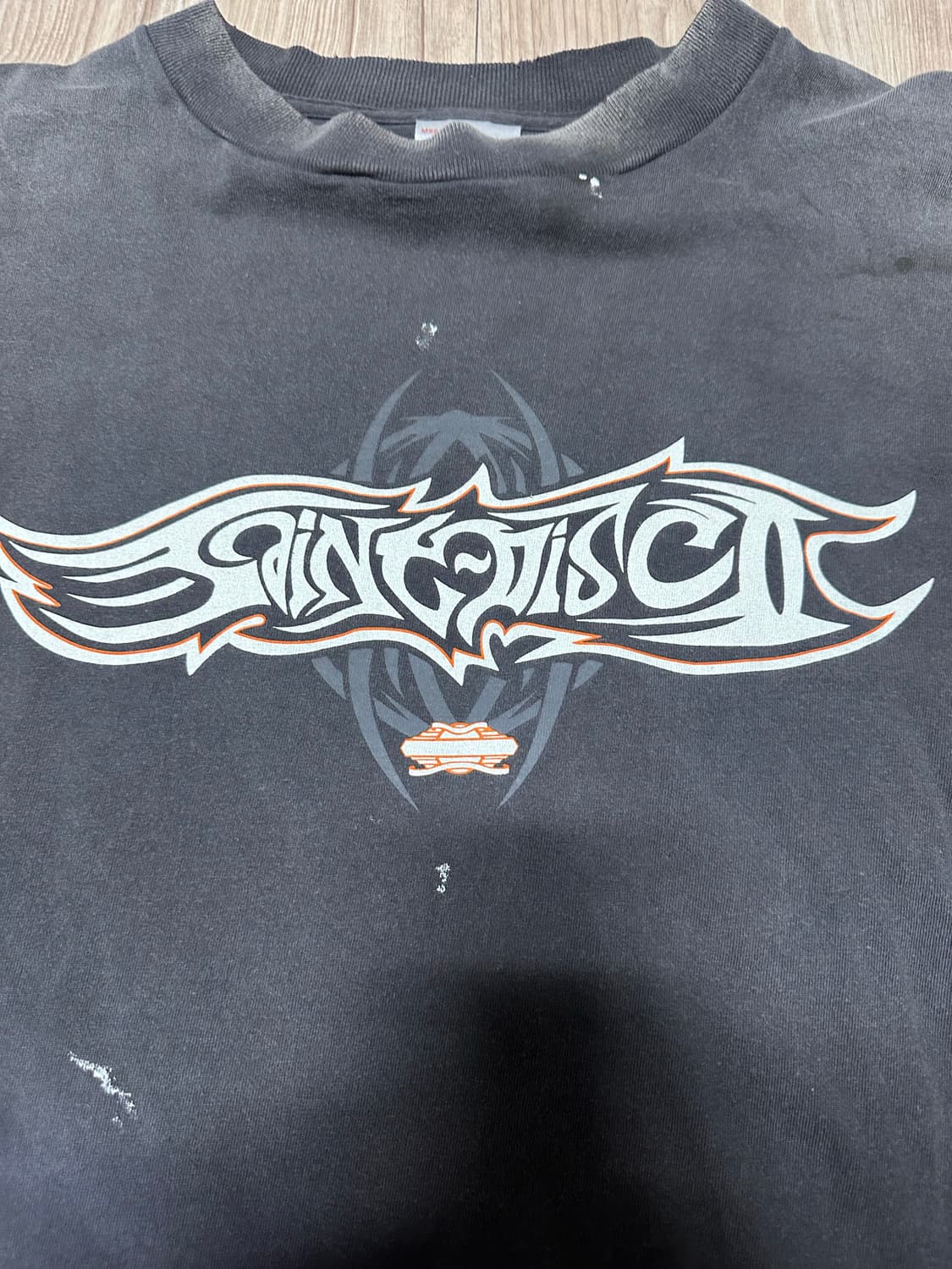 세인트 마이클 x 테플론 디스코 인세니티 마일스 라살 롱슬리브 티셔츠 상품이미지2