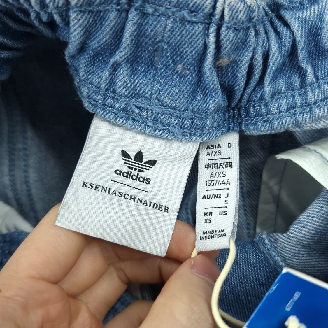 아디다스 X KSENIASCHNAIDER 연청 데님팬츠 새상품 24-28 상품이미지7