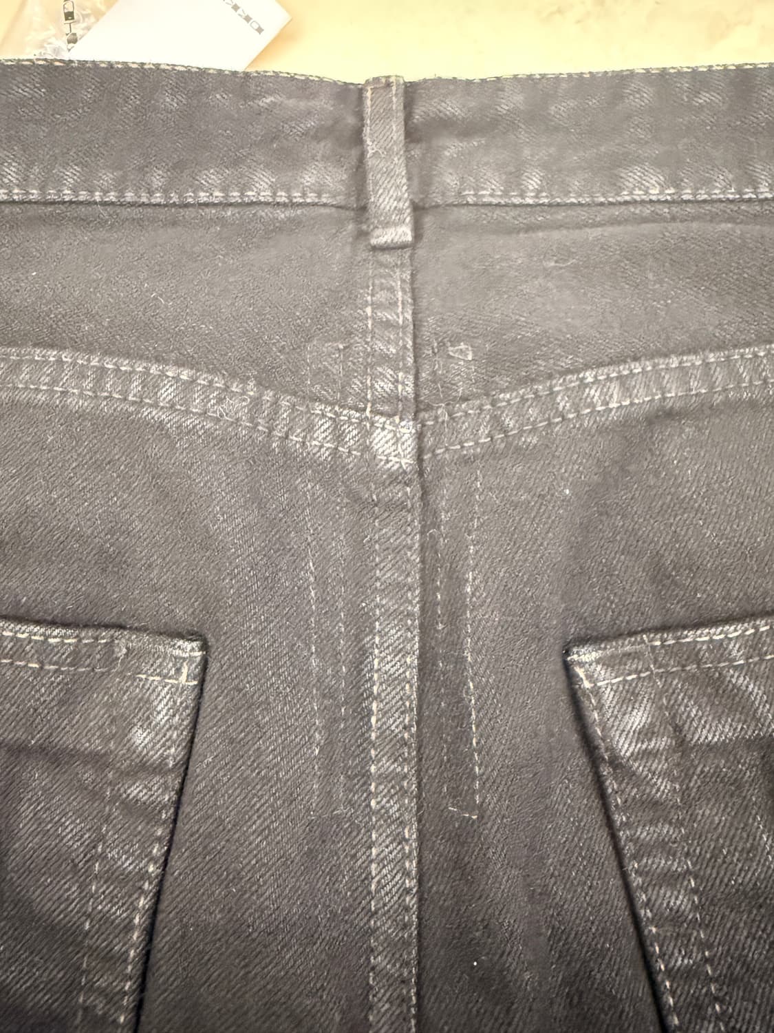 [33] 1회착 릭오웬스 다크쉐도우 디트로이트 컷 코팅 데님 상품이미지9