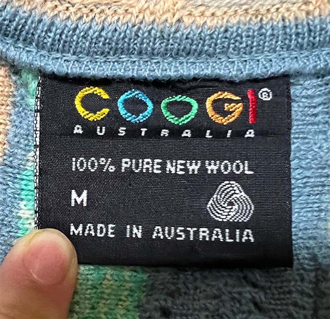 COOGI 쿠지 남자 케이블 가디건 힙합 M 95-100 상품이미지3