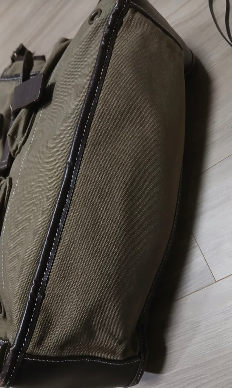 [닥터마틴/빈티지] 캔버스 레더 디테일 토트백  상품이미지2