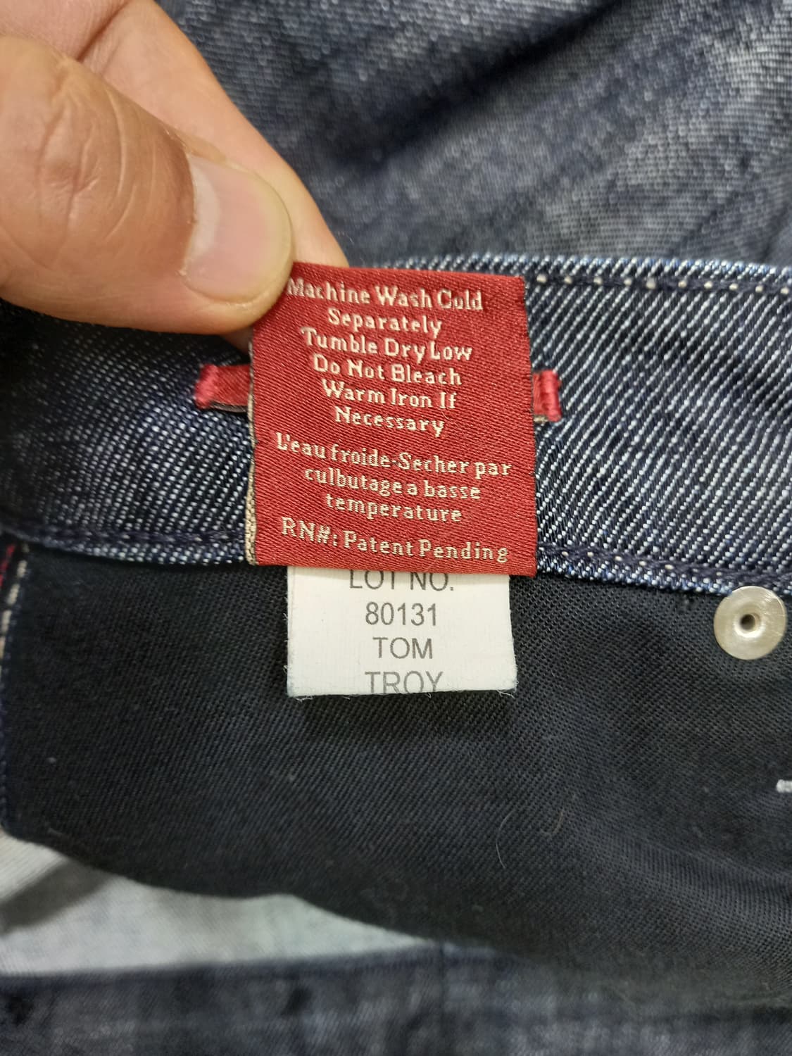 27 JAMES USA 골반 스판 약부츠컷 진청 27-585 상품이미지9