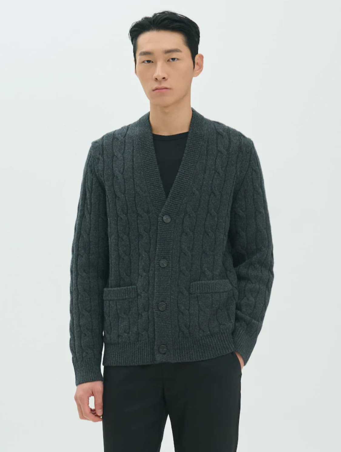 새상품) 띠어리 몬타나 케이블 가디건 L사이즈 팝니다 상품이미지5