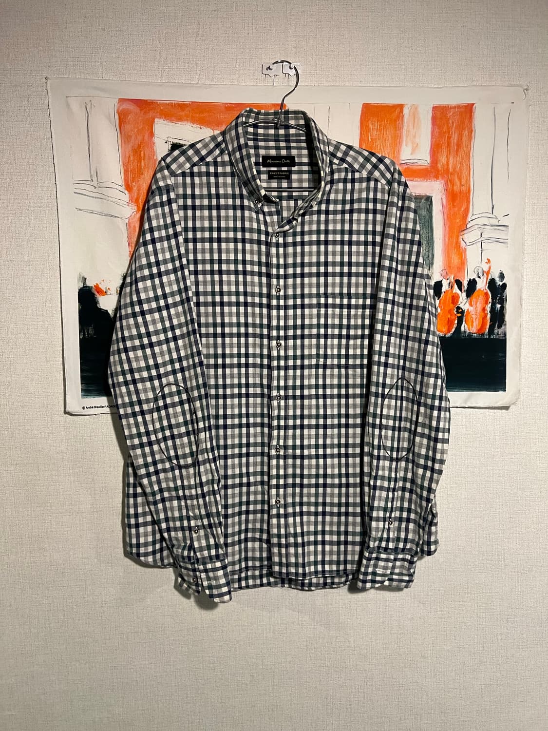 마시모 뚜띠 체크셔츠 상품이미지2