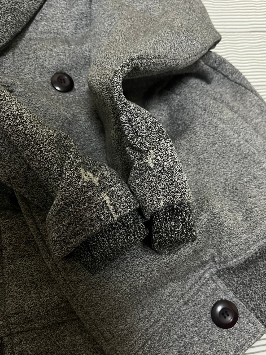 마하리시 더블 버튼 자켓 차콜 S 상품이미지9