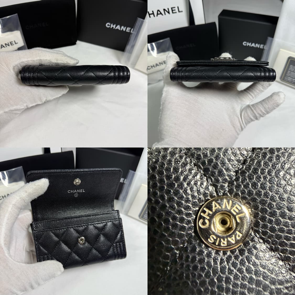 [20SS,풀구성] 샤넬 보이 플랩 카드 홀더 지갑 상품이미지3