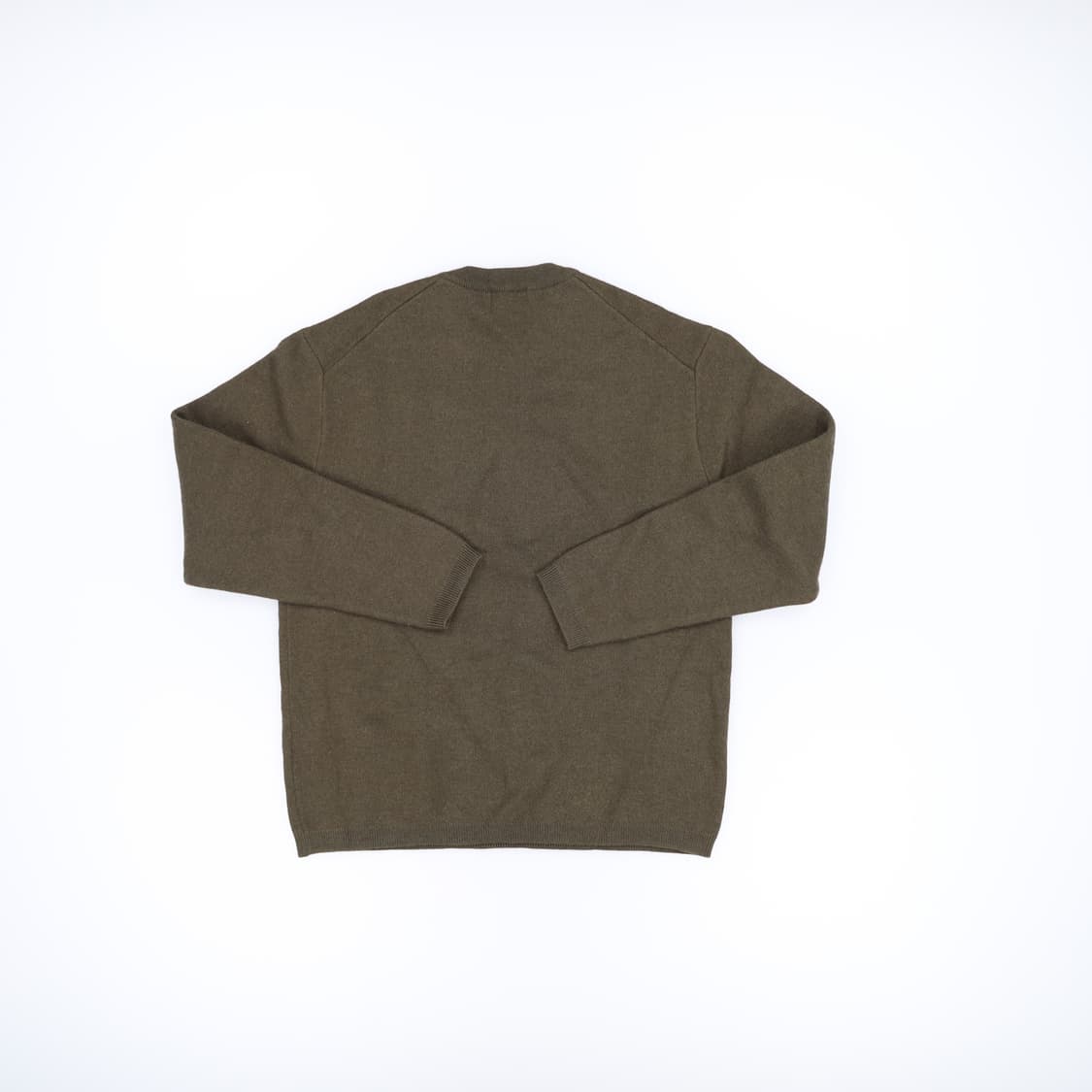 [M] 무신사스탠다드 울 카키 니트스웨터 1216H1 상품이미지2