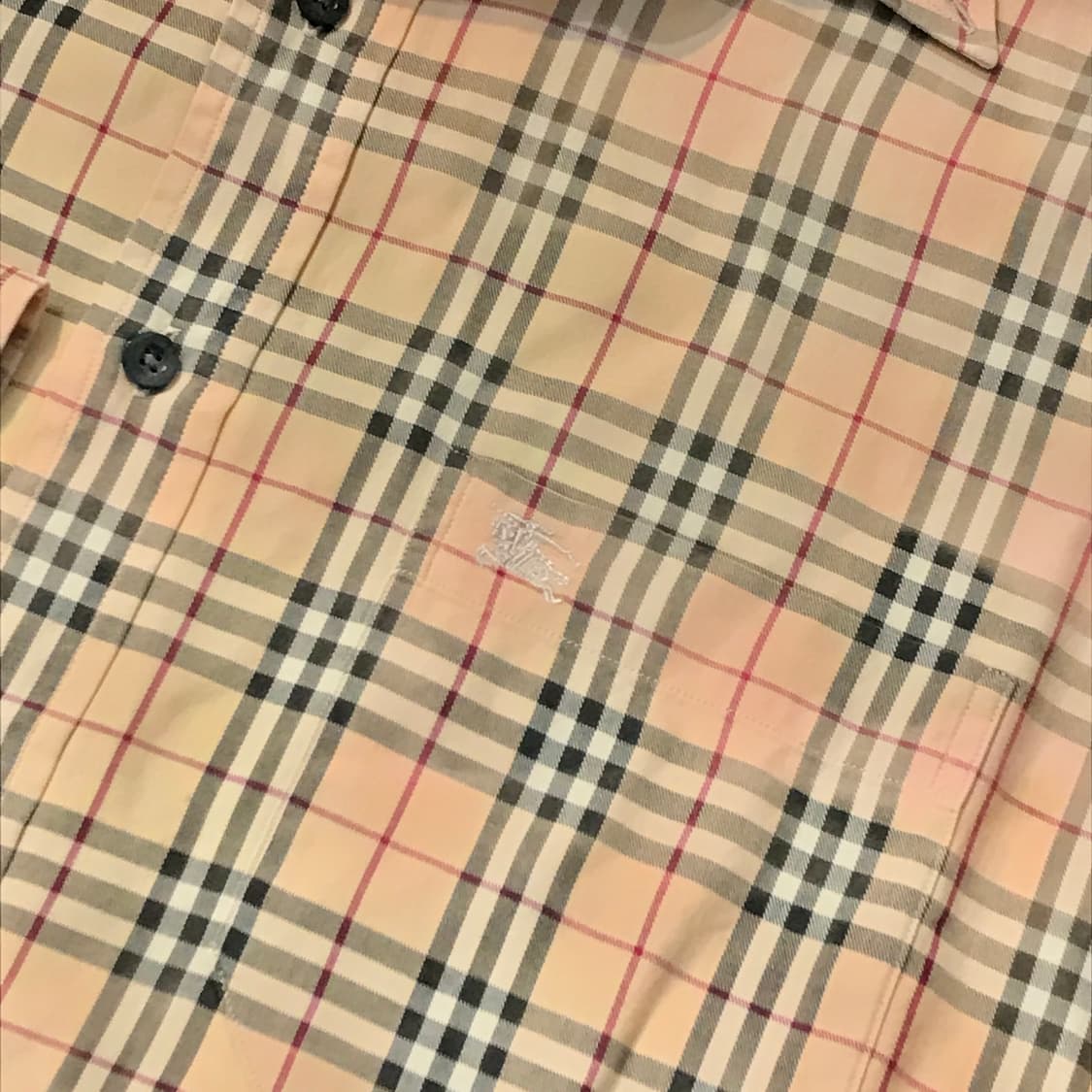 버버리 베이지 노바체크 코튼 셔츠 남성 110 사이즈 상품이미지4