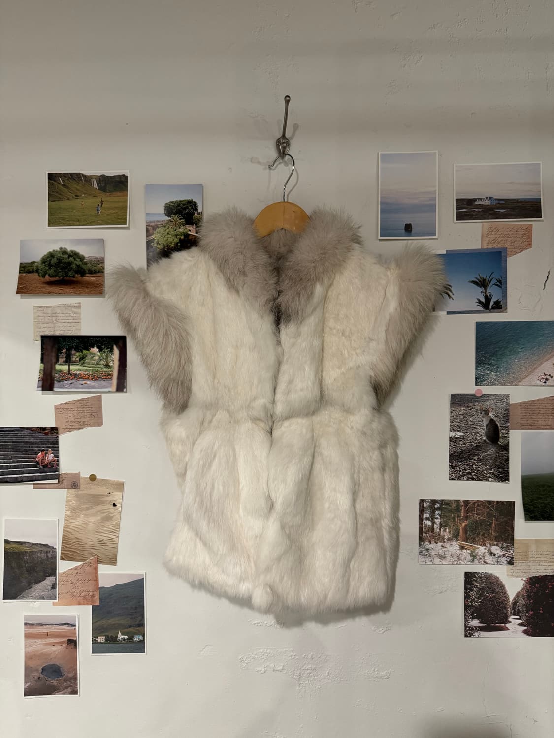 리버서블 리얼퍼 조끼 상품이미지3