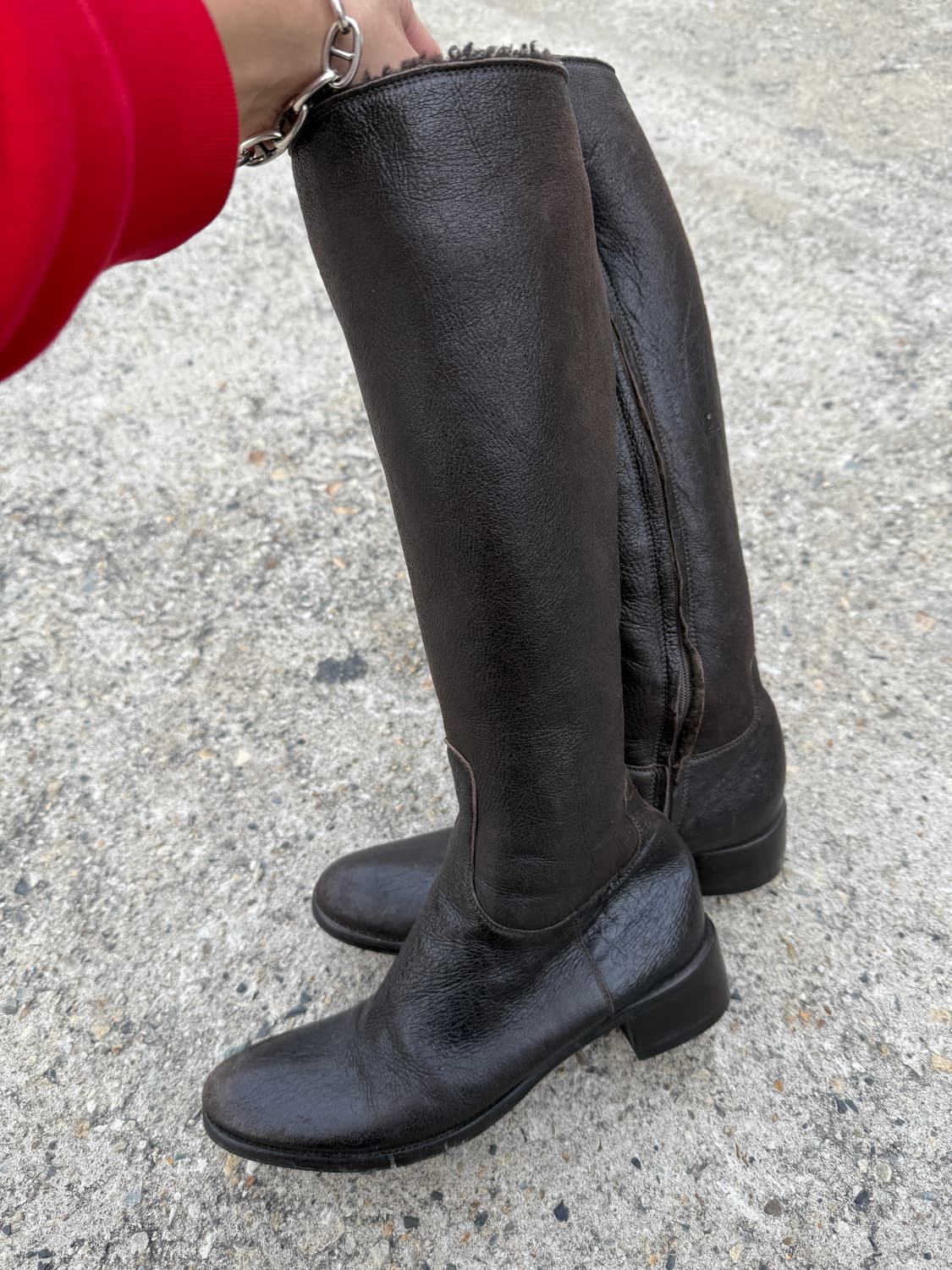 질샌더 레더 부츠 상품이미지4