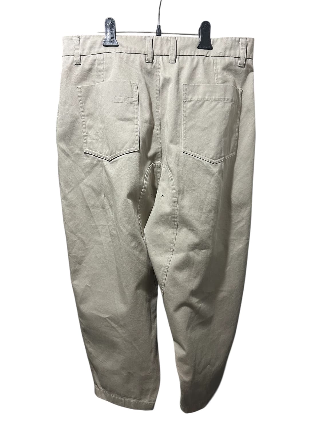 송지오옴므 볼륨 캐롯 코튼 팬츠 베이지 52사이즈 상품이미지2