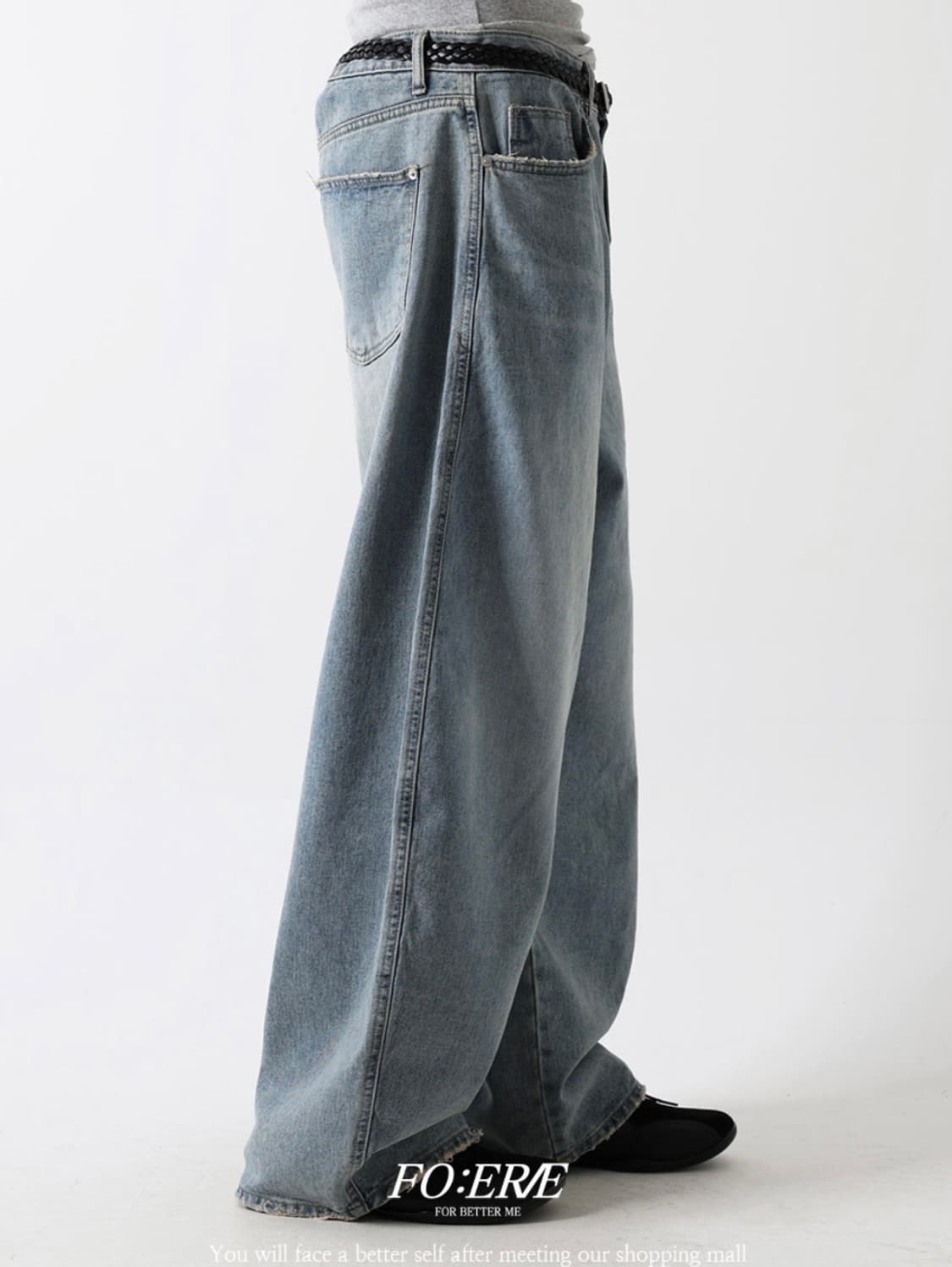 Infinity washing denim pants (lightblue) 상품이미지6