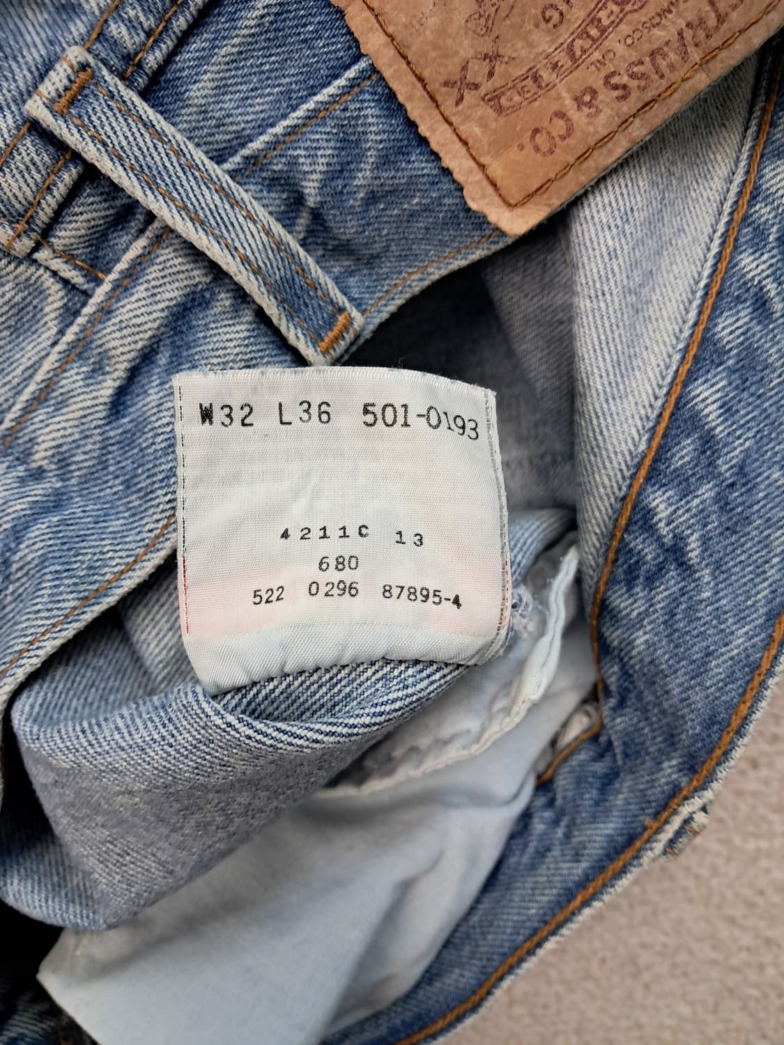 리바이스90s 501usa 상품이미지5