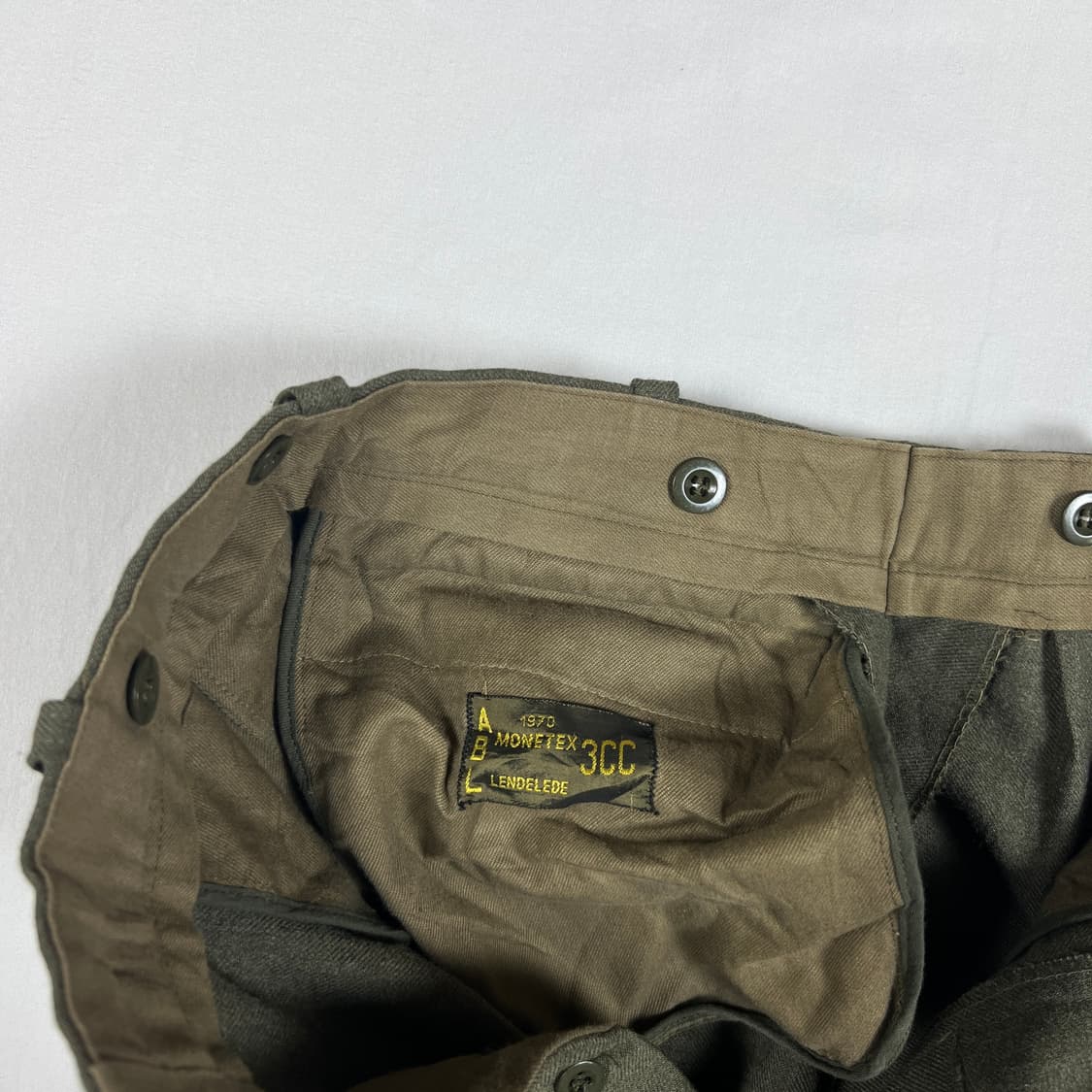 70’s belgian army 울 팬츠 바지 상품이미지8