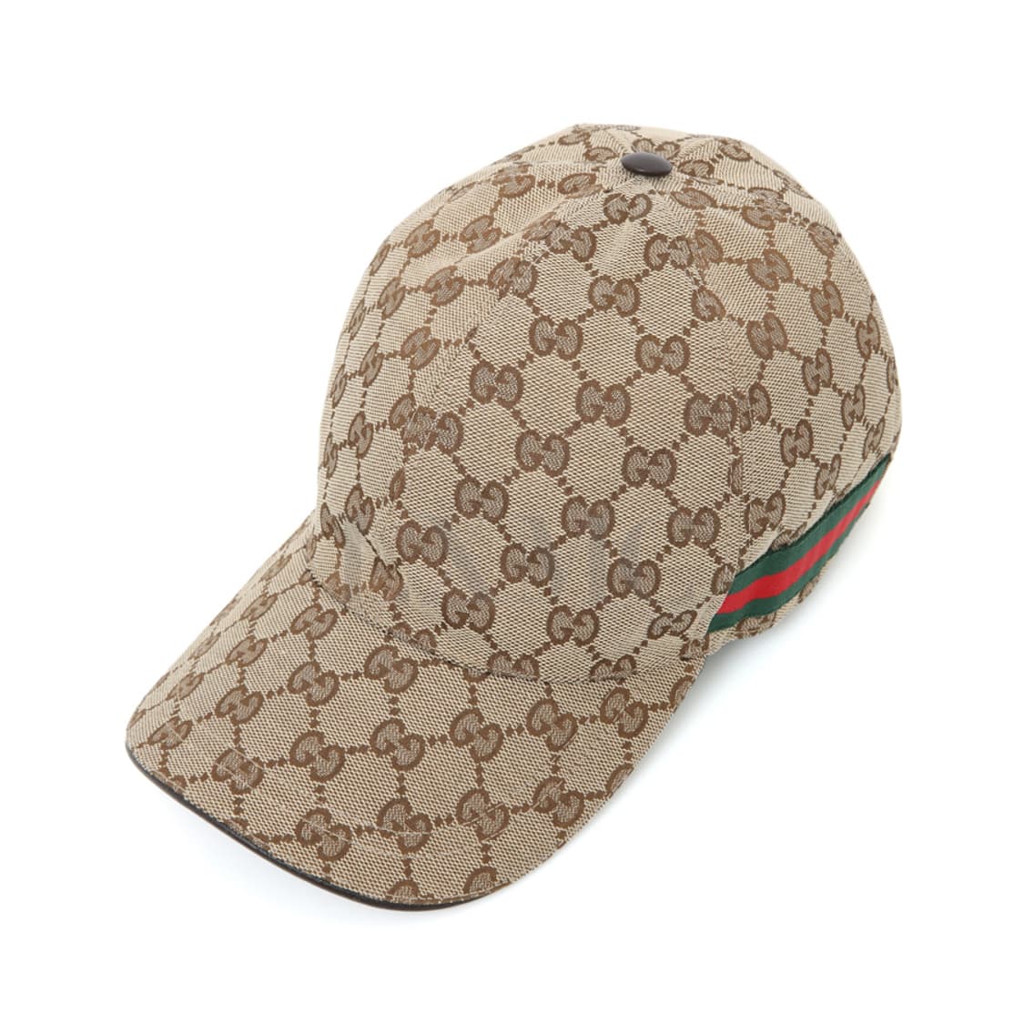 구찌 GG 수프림 모자 200035 삼선 베이스볼 베이지 야구모자 상품이미지6