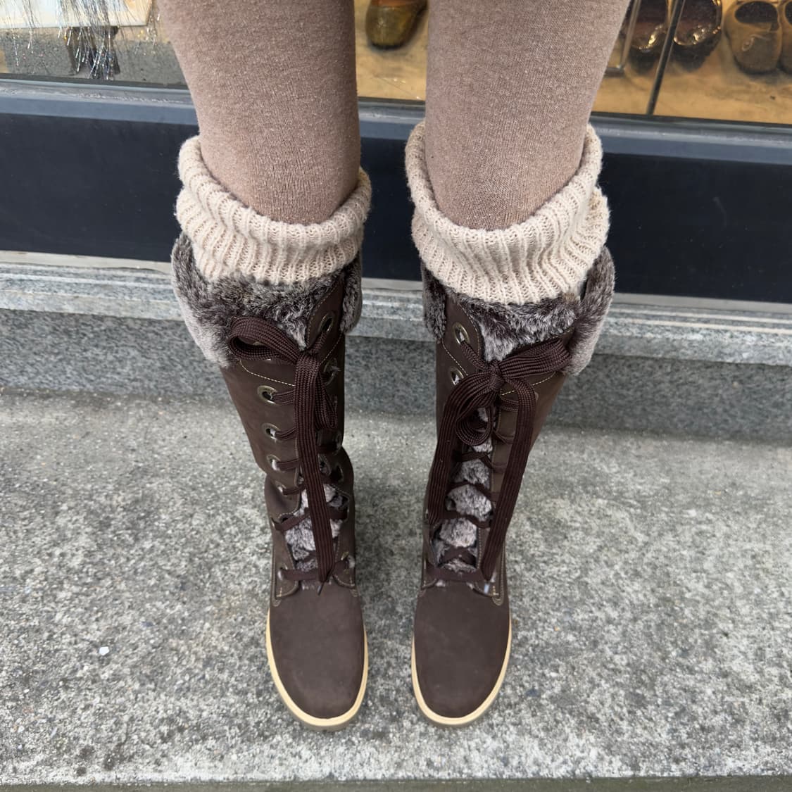00s 레어 팀버랜드 롱 털 부츠 새상품 상품이미지9