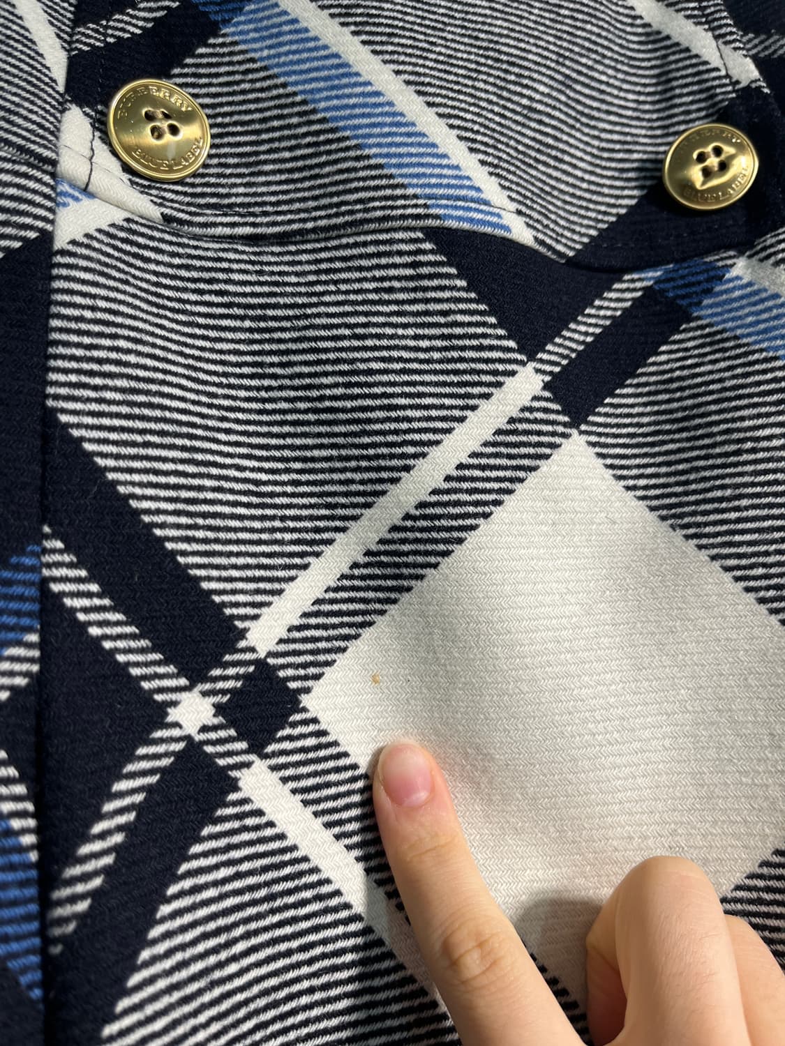 Burberry 버버리 울100% 체크 미니 스커트 (44추천) 상품이미지7
