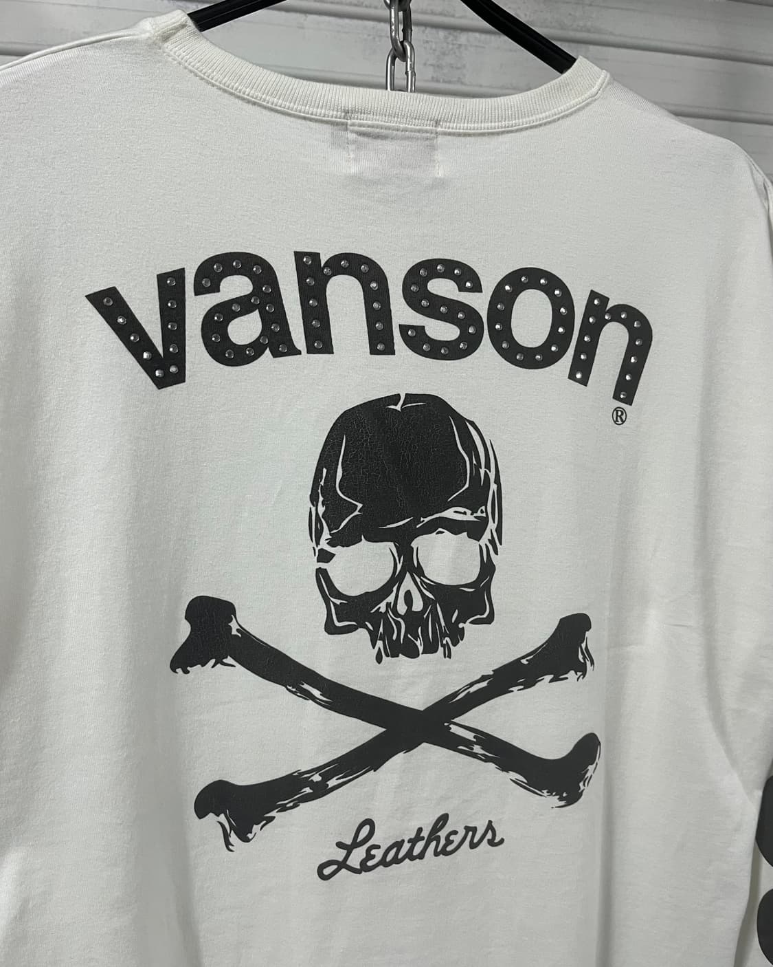 Vanson Leathers skull cubic long slv 상품이미지5