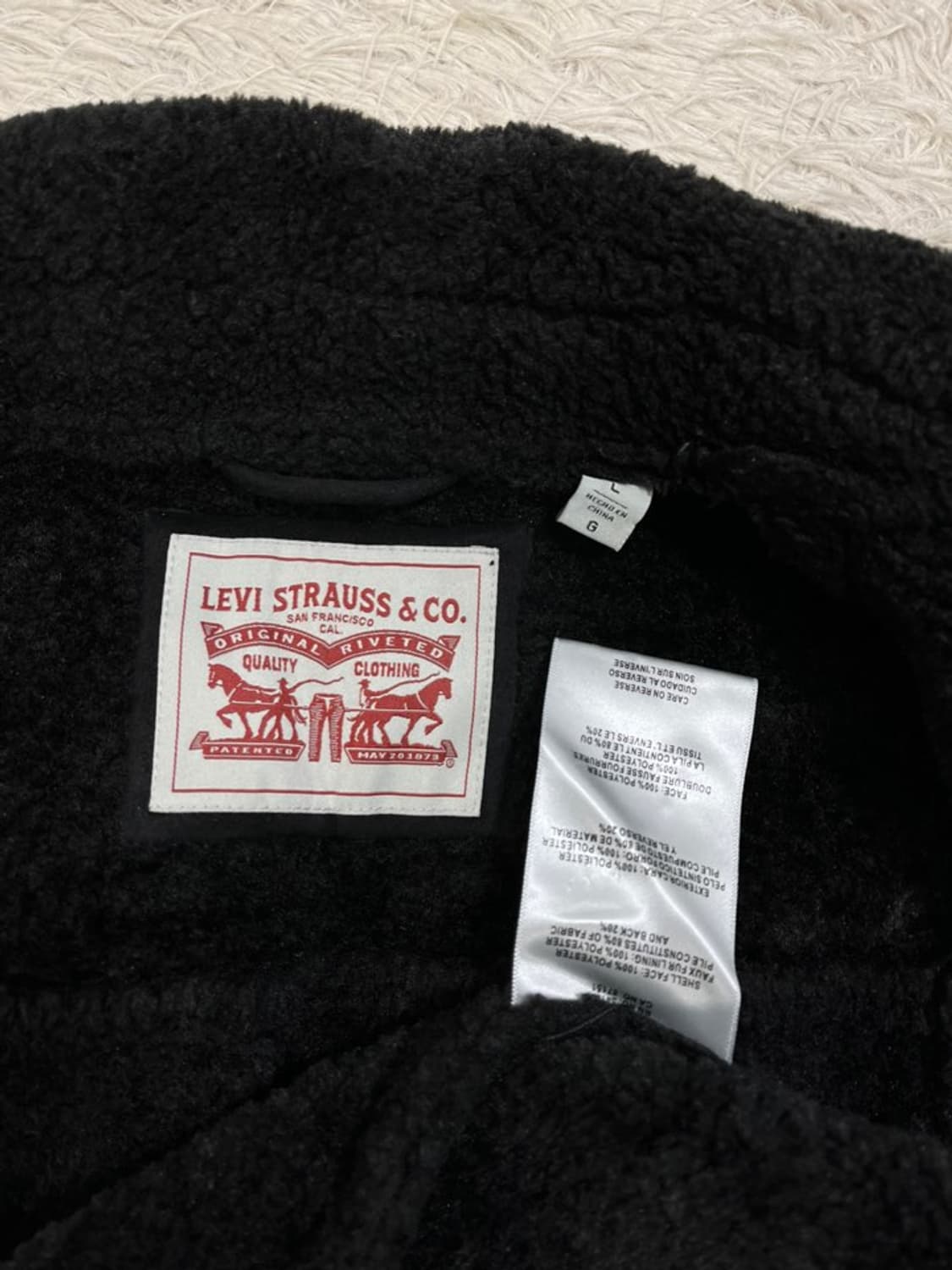 리바이스 쉐르파 스웨이드 트러커 자켓/#2933 상품이미지6