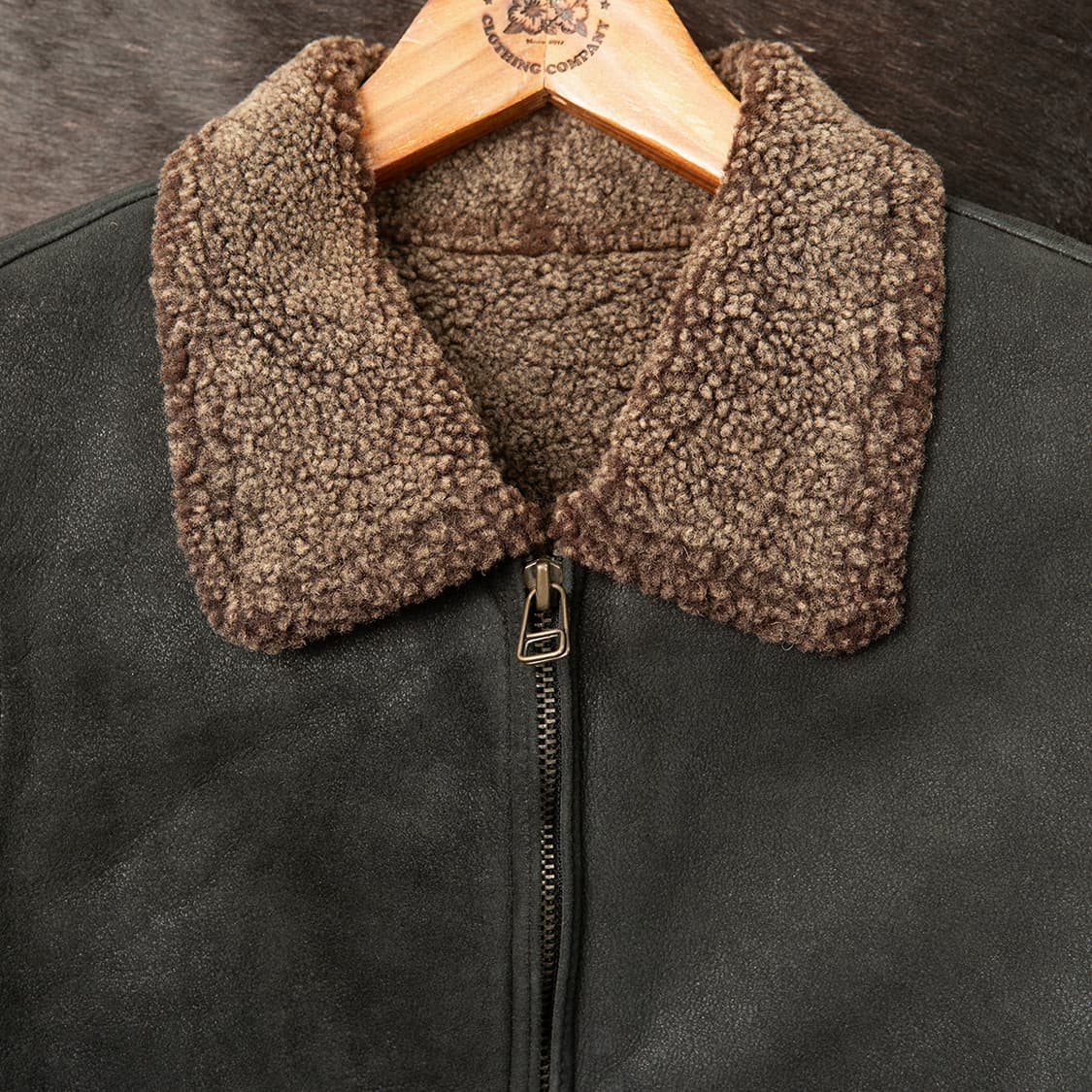 [100] 90s 양가죽 양털 무스탕 베스트  상품이미지2