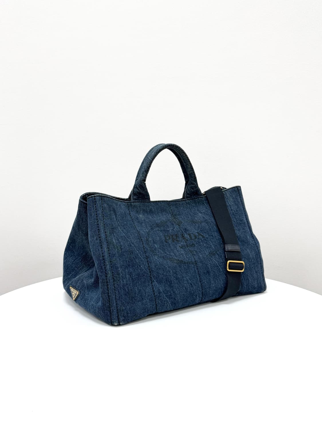 프라다 2-WAY 데님 카나파 라지 상품이미지1