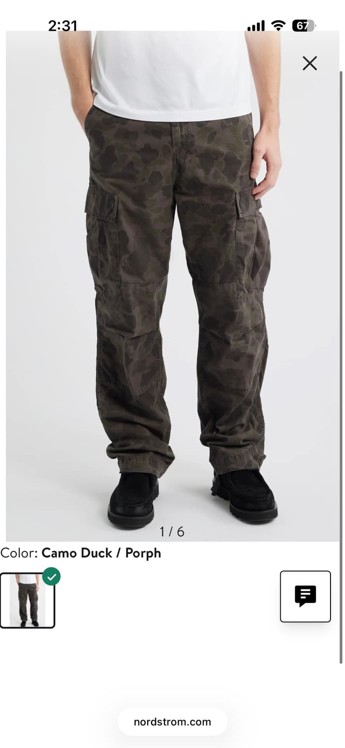 칼하트 덕 카고 팬츠 30x32 사이즈 상품이미지4