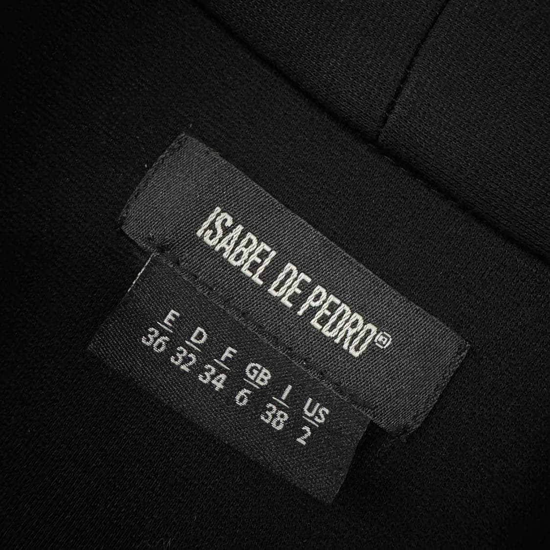 ISABEL DE PEDRO 레더 블록 롱 가디건 상품이미지2