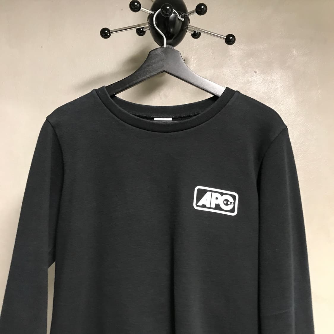 APC 아페쎄 맨투맨 블랙 S(W) 상품이미지2