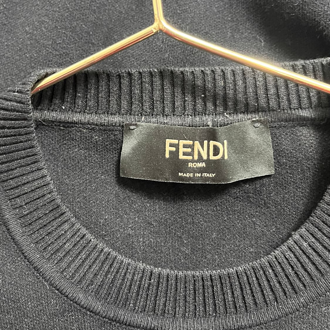 펜디(FENDI) FF 로고 라인 울 스웨트 셔츠 맨투맨 상품이미지5