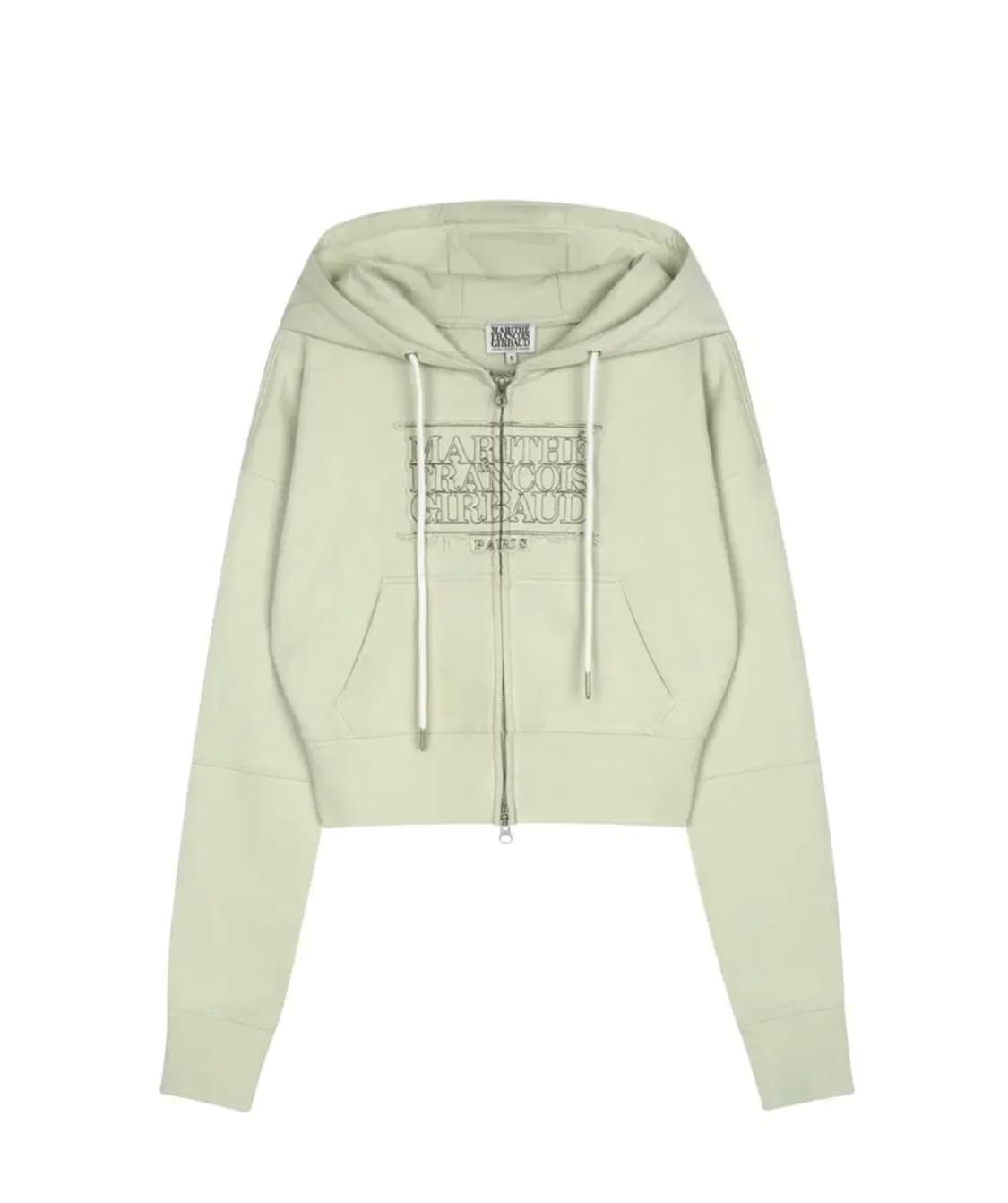 마리떼프랑소와저버 로고 크롭 후드집업 S 상품이미지1