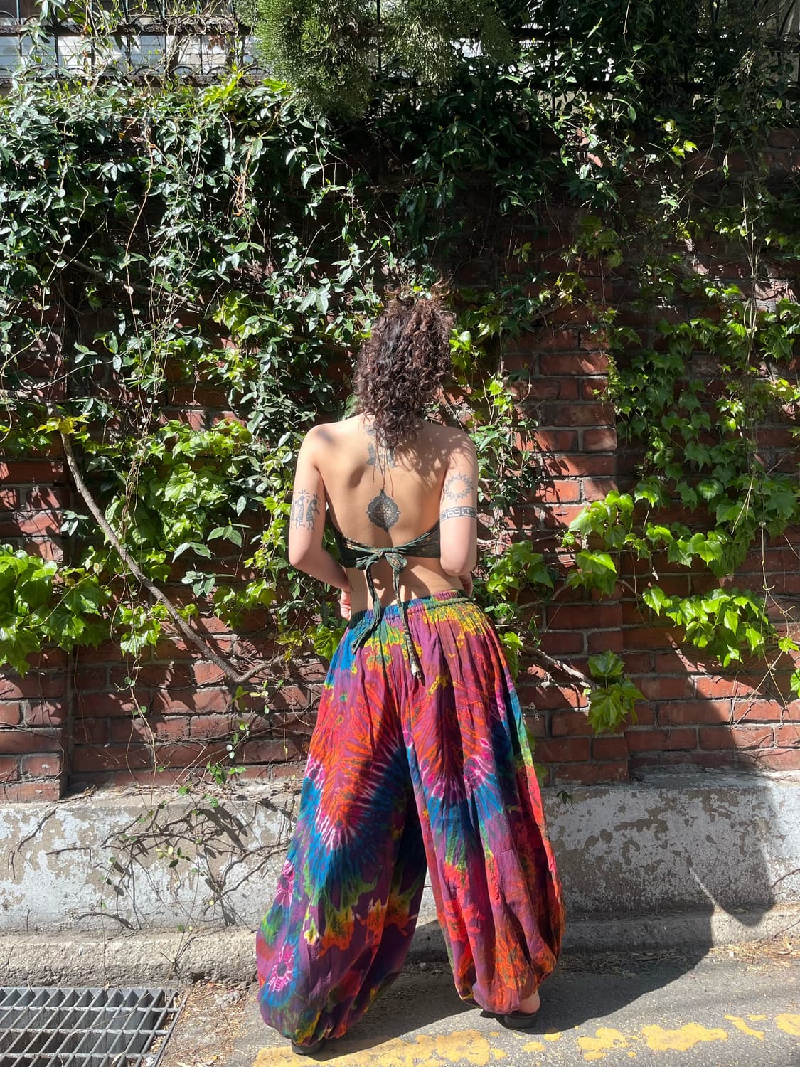 히피 타이다이 벌룬 와이드 팬츠 상품이미지7