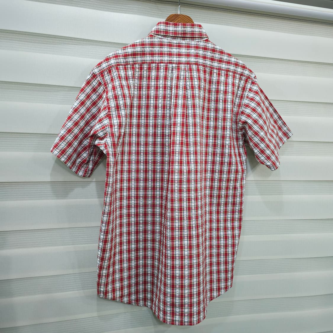 챕스 랄프로렌 시어서커 반팔 체크셔츠- M 상품이미지5