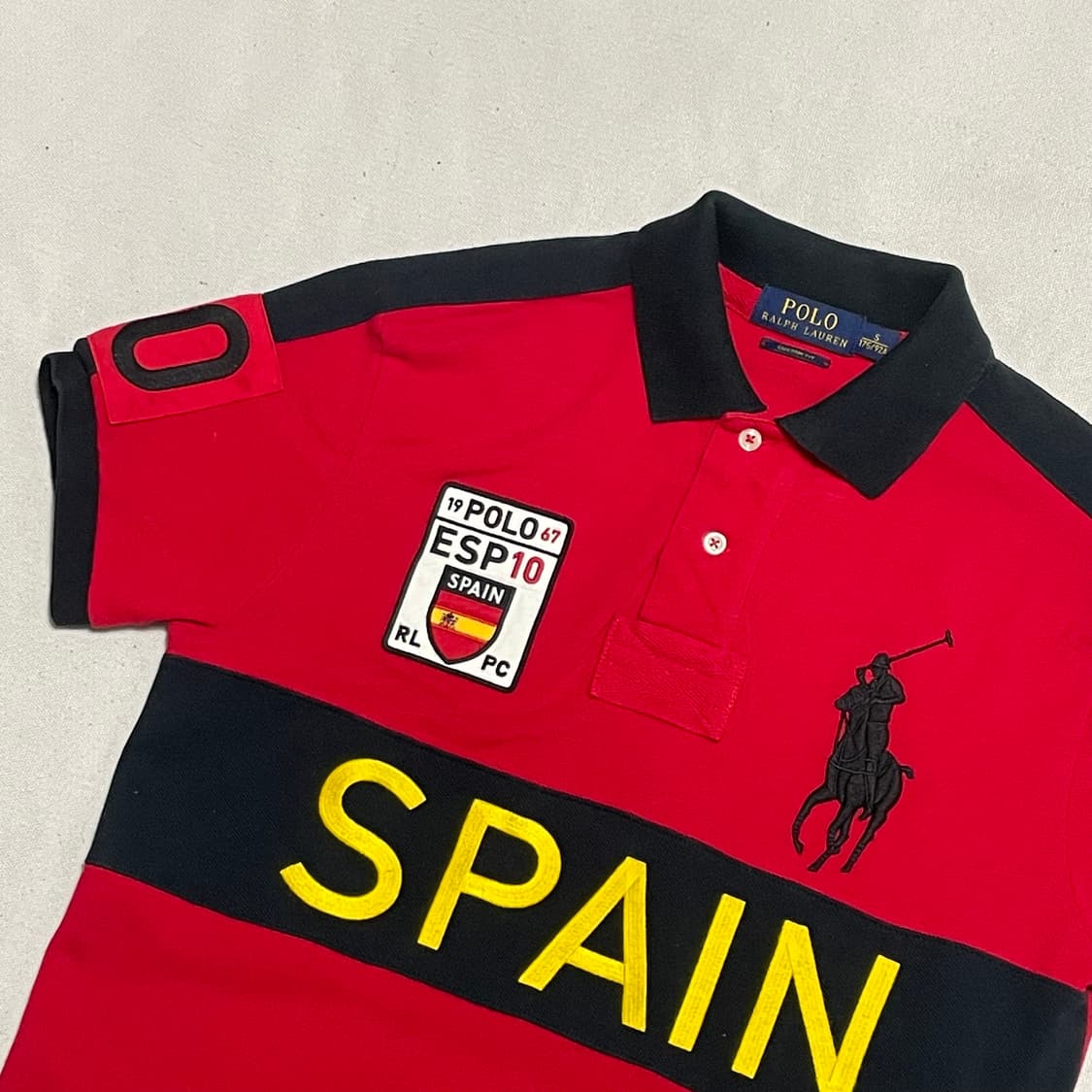 S 폴로랄프로렌 치프키프 스페인 카라 반팔티 상품이미지1