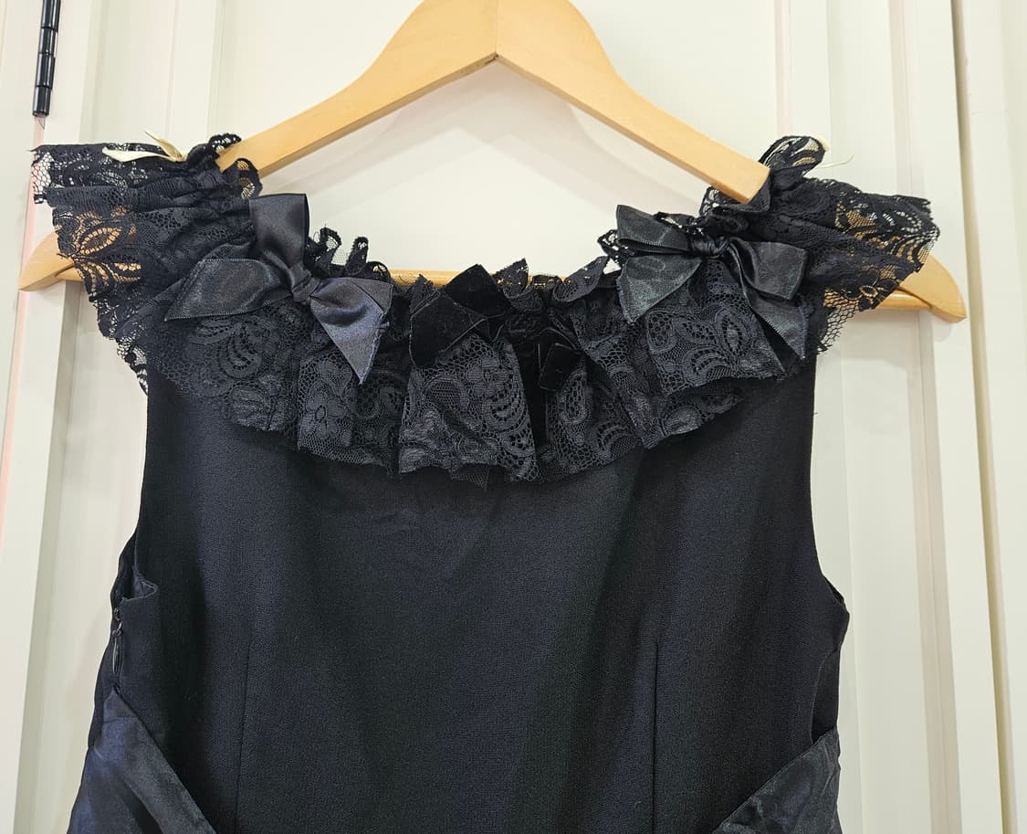 일본맞춤  레이스 리본 원피스 상품이미지5