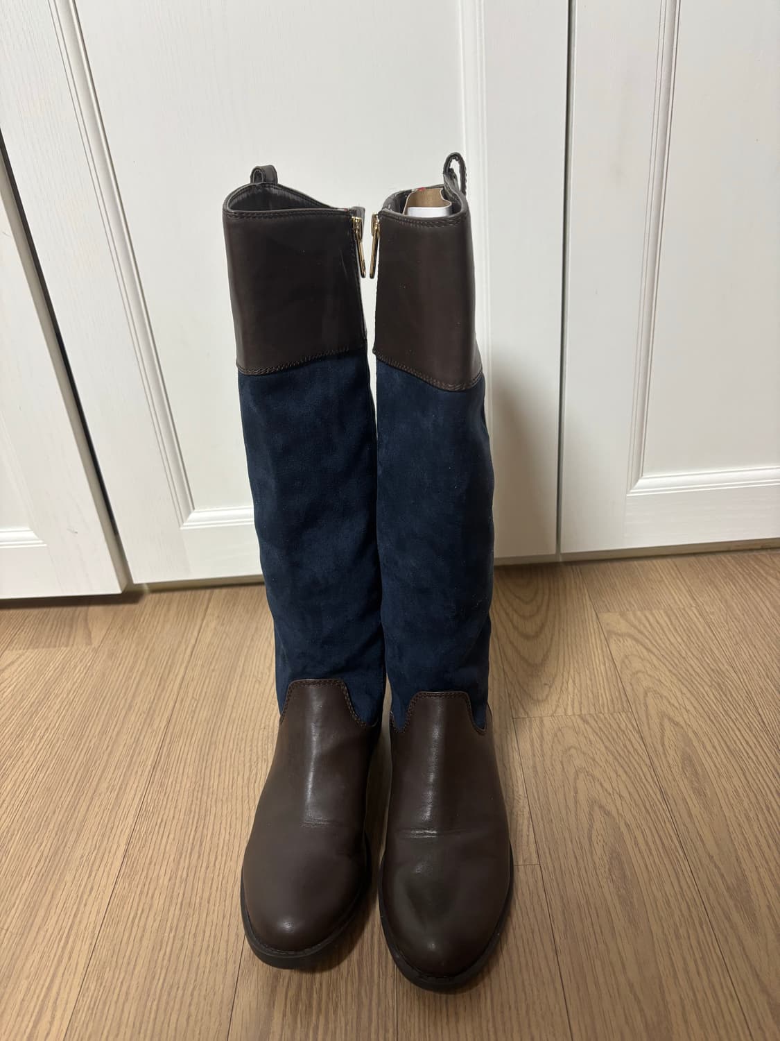 상태최상 타미힐피거 가죽 스웨이드 롱부츠 230 상품이미지2