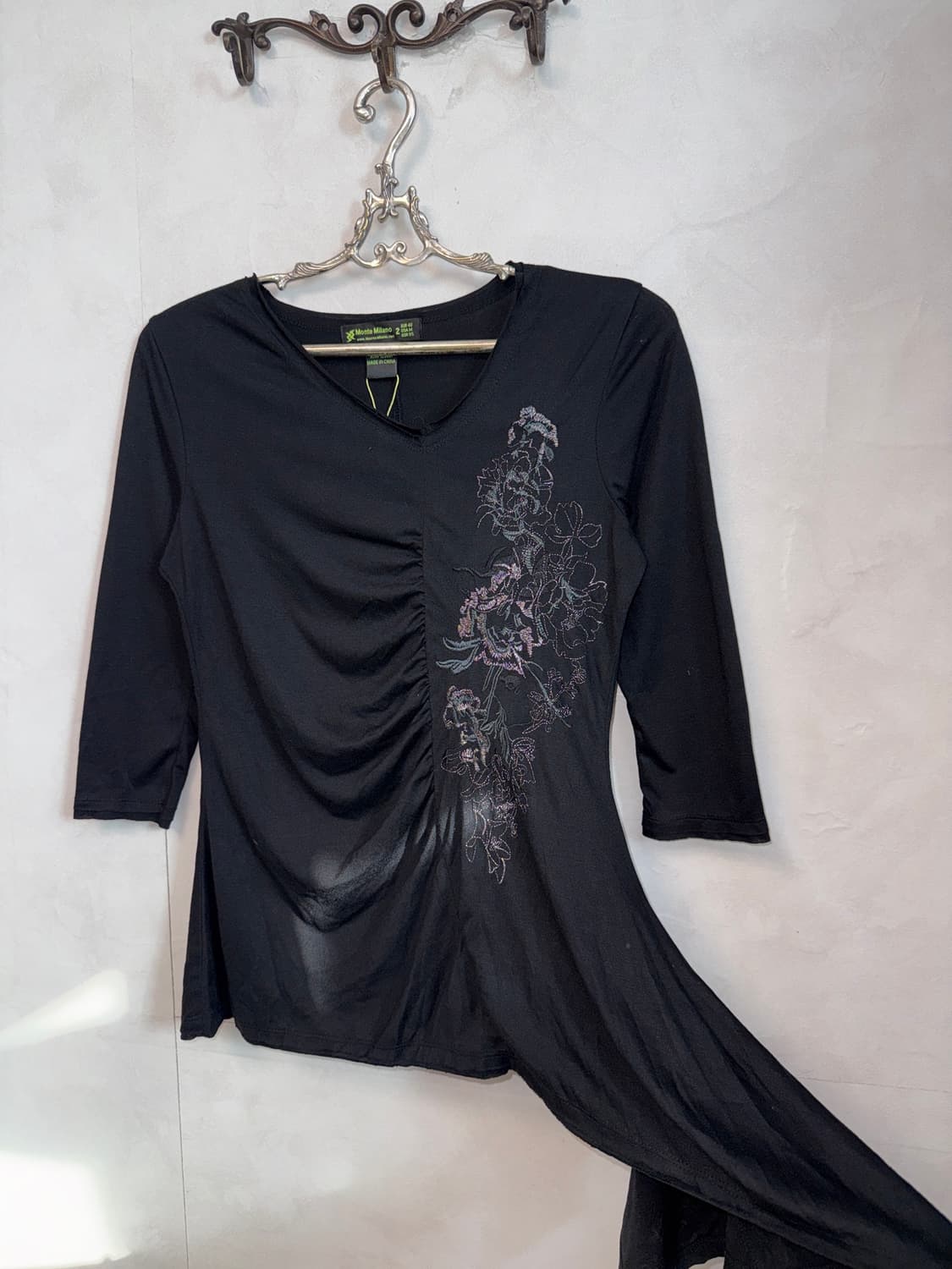 Monte Milano black oriental shirring bl 상품이미지3