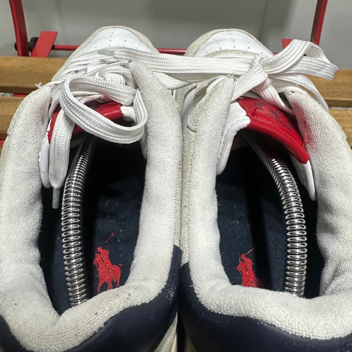 UK11) 285 폴로 운동화 남성 남자 신발 마스터즈 코트 레더 상품이미지6