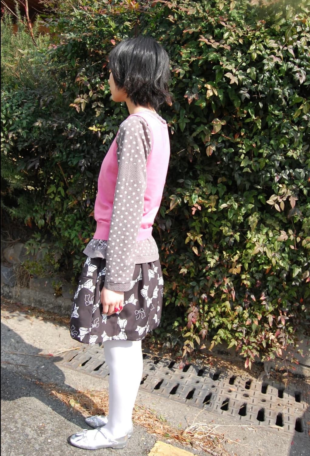 Dazzlin dot ribbon Skirt 상품이미지4