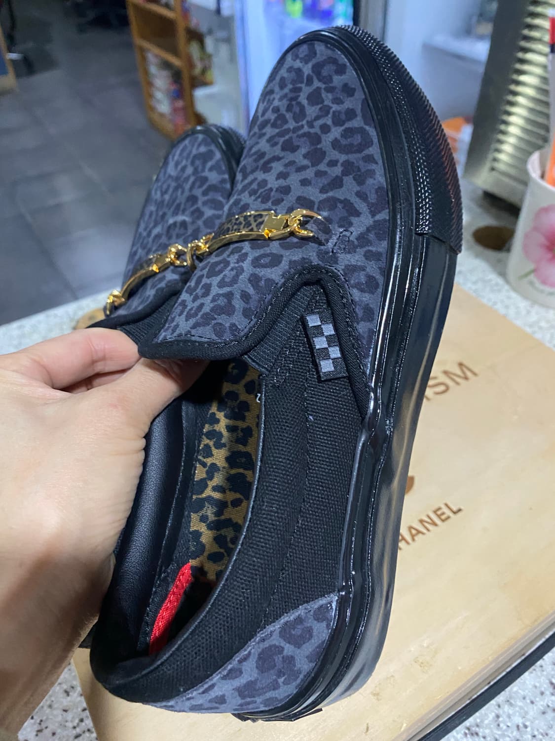 반스 레오파드 슬립온 230(새상품) 상품이미지1