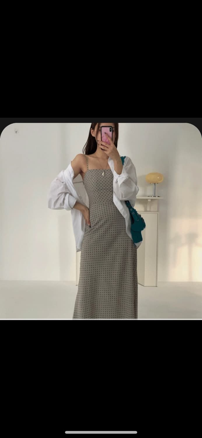 루루서울 체크 바운드 드레스 [그린] 상품이미지1