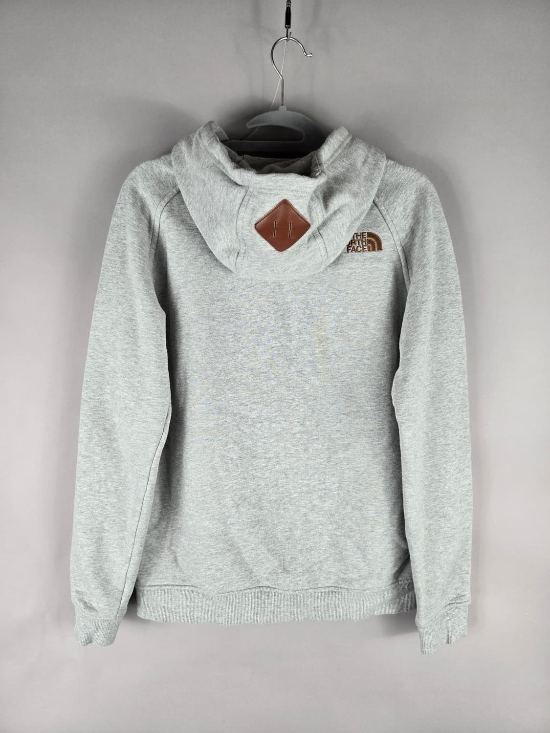 [무료배송]노스페이스 90 여성 기모 후드티 후드 티셔츠 회색 상품이미지7