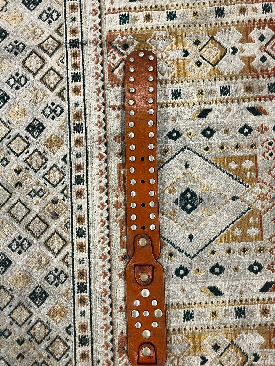 빈티지 가죽 벨트 브라운 #csz2867 상품이미지4