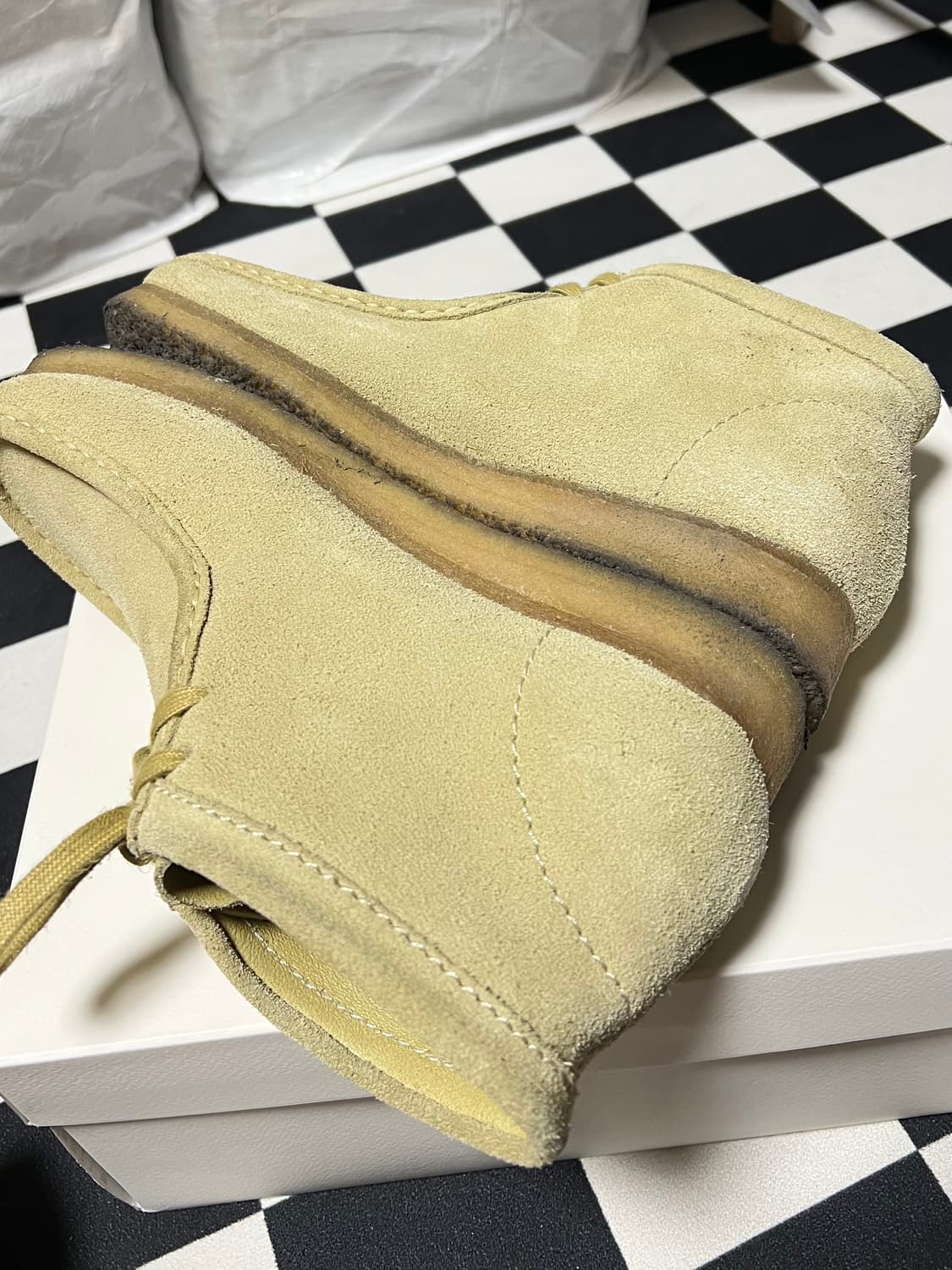 [8.5] 클락스 왈라비 부츠 메이플 스웨이드 미드 265 상품이미지3