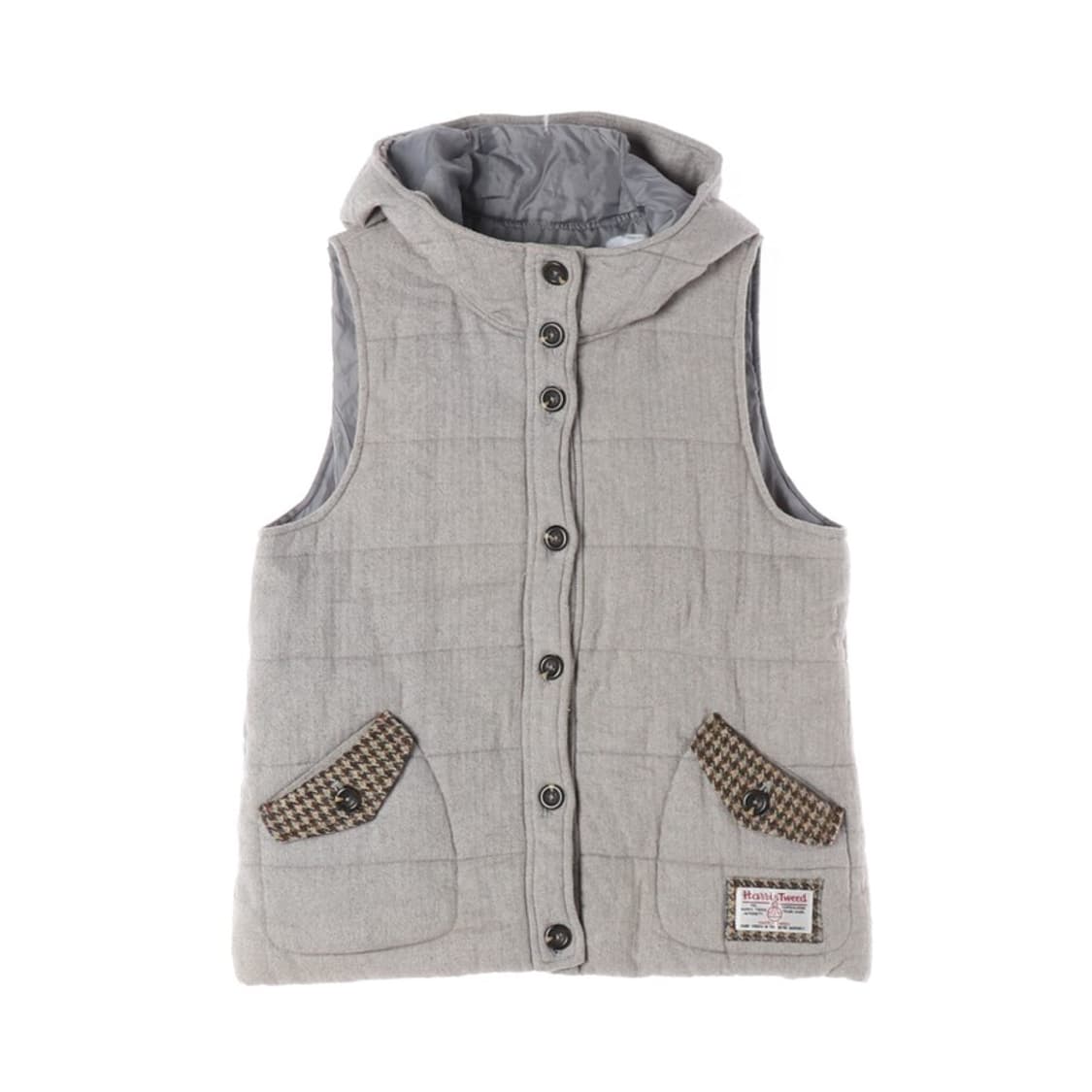 Natural Palette x 해리스 트위드 패딩조끼 L 상품이미지1