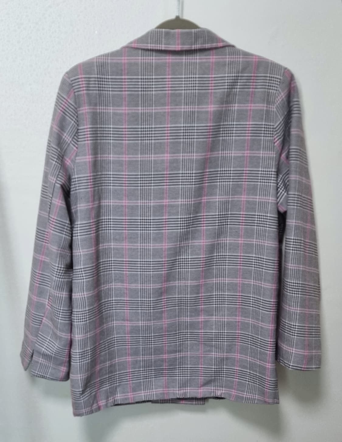 샐리 더블버튼 체크 자켓 상품이미지7